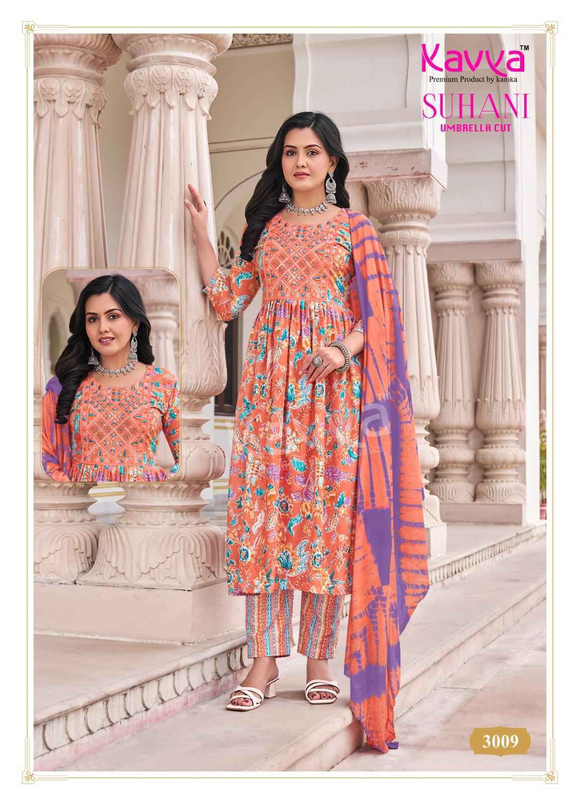 Kavya Suhani Vol 3 Wholesale Viscose Ready Made Suits (10 pcs Catalogue )
