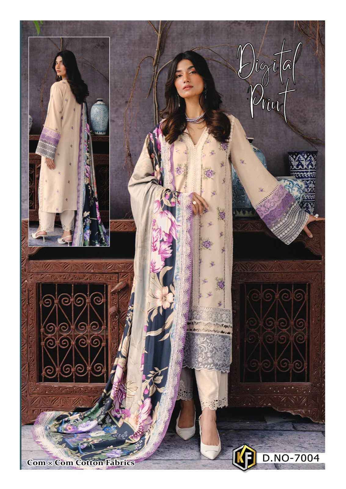 Keval Fab Soha Nazir Luxury Vol 7 Wholesale Cotton Dress Material ( 6 pcs Catalogue )