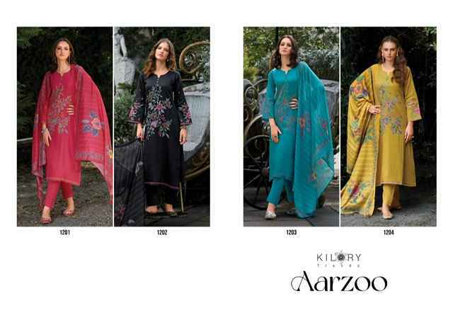 Kilory Trends Aarzoo Jam Cotton Dress Material Wholesale Price ( 4 Pcs Catalog )