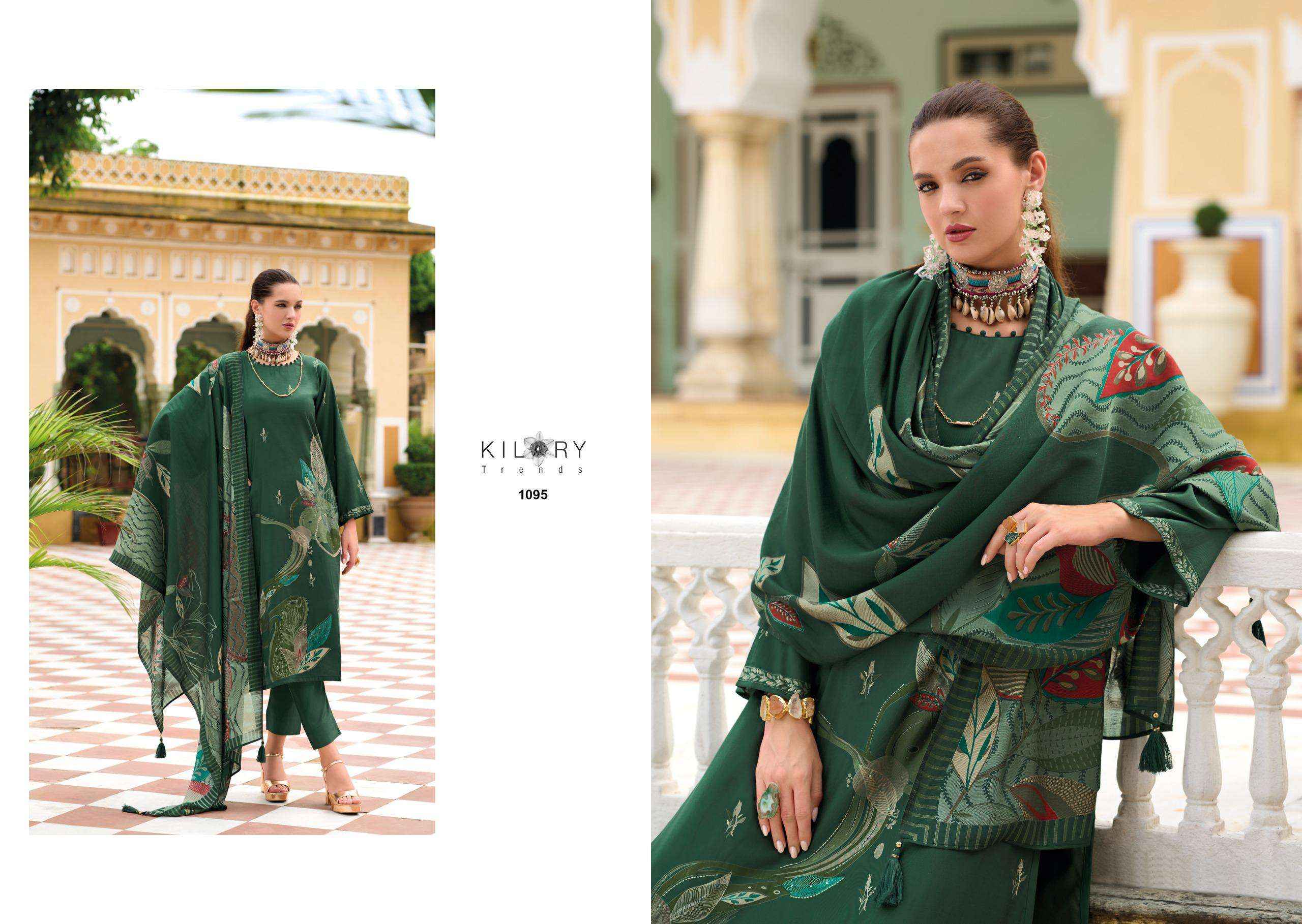 KILORY TRENDS HOT MILLIONS WHOLESALE VISCOSE SILK DRESS MATERIAL ( 8 PCS CATALOGUE )