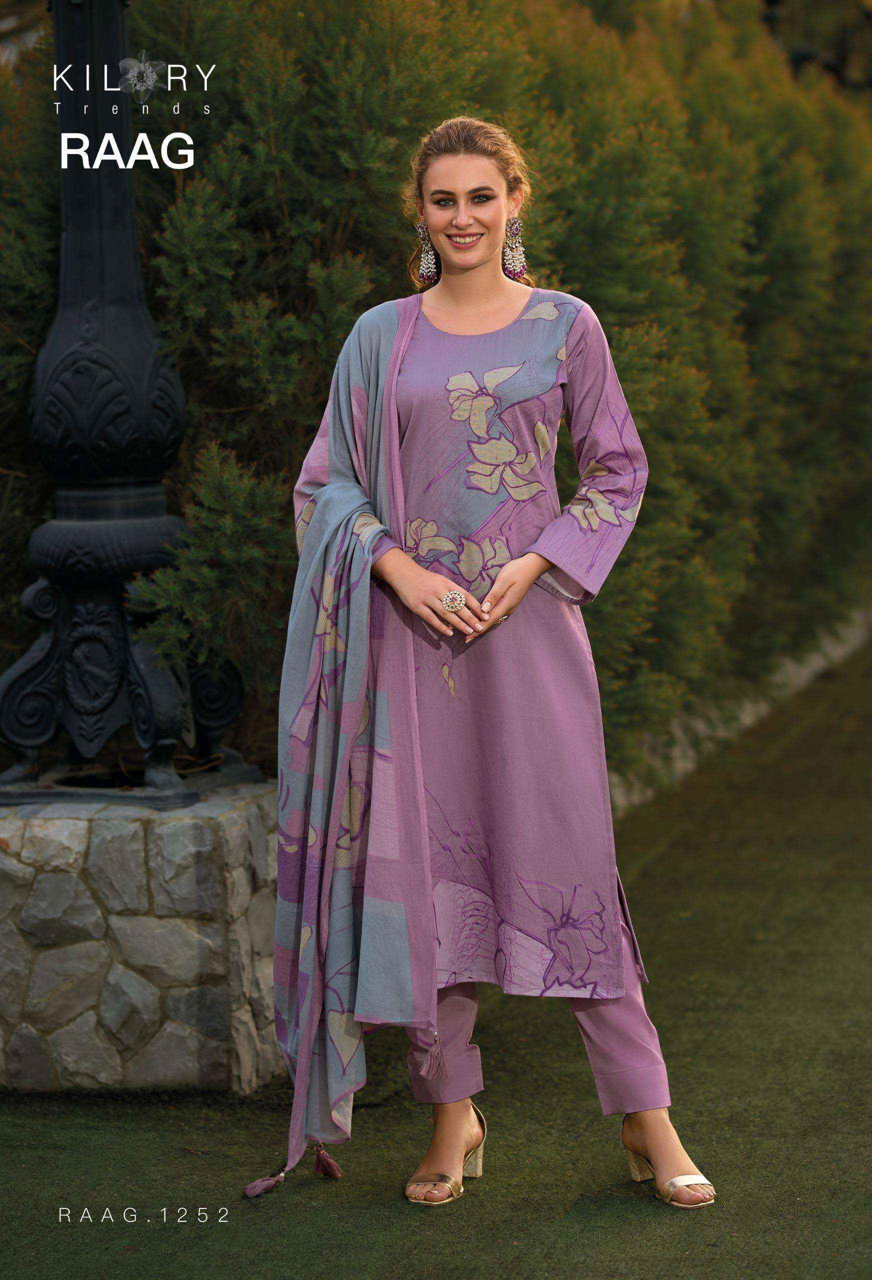 KILORY TRENDS RAAG JAM COTTON SUIT WHOLESALE PRICE ( 4 PCS CATALOGUE )