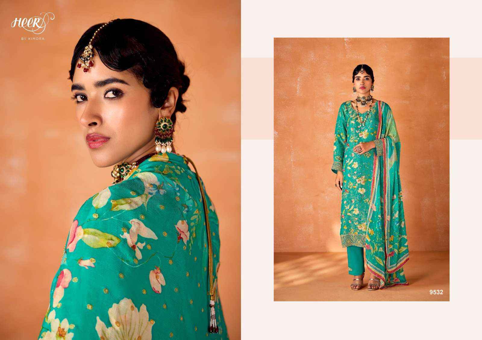 Kimora Heer Kabool Vol 179 Kanjivaram Silk Dress Wholesale Price ( 6 Pcs Catalog )