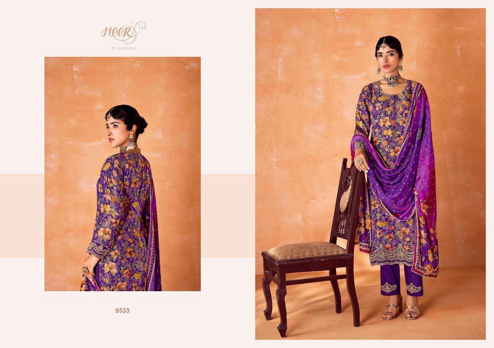 Kimora Heer Kabool Vol 179 Kanjivaram Silk Dress Wholesale Price ( 6 Pcs Catalog )