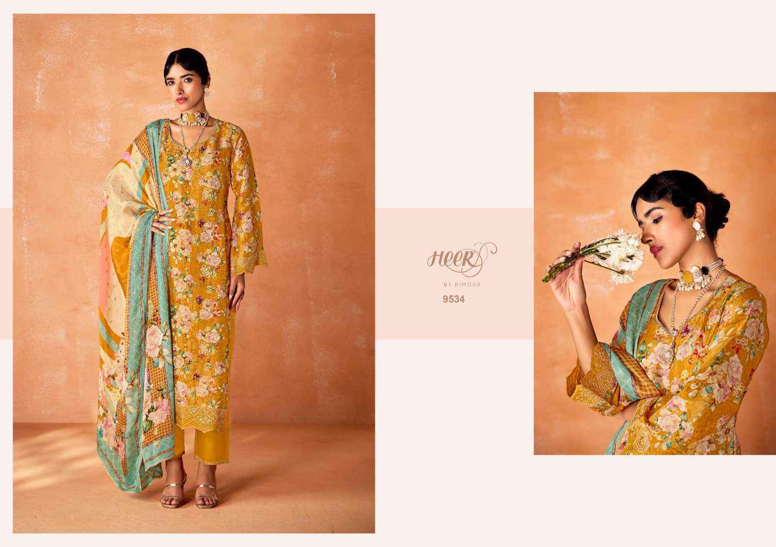 Kimora Heer Kabool Vol 179 Kanjivaram Silk Dress Wholesale Price ( 6 Pcs Catalog )