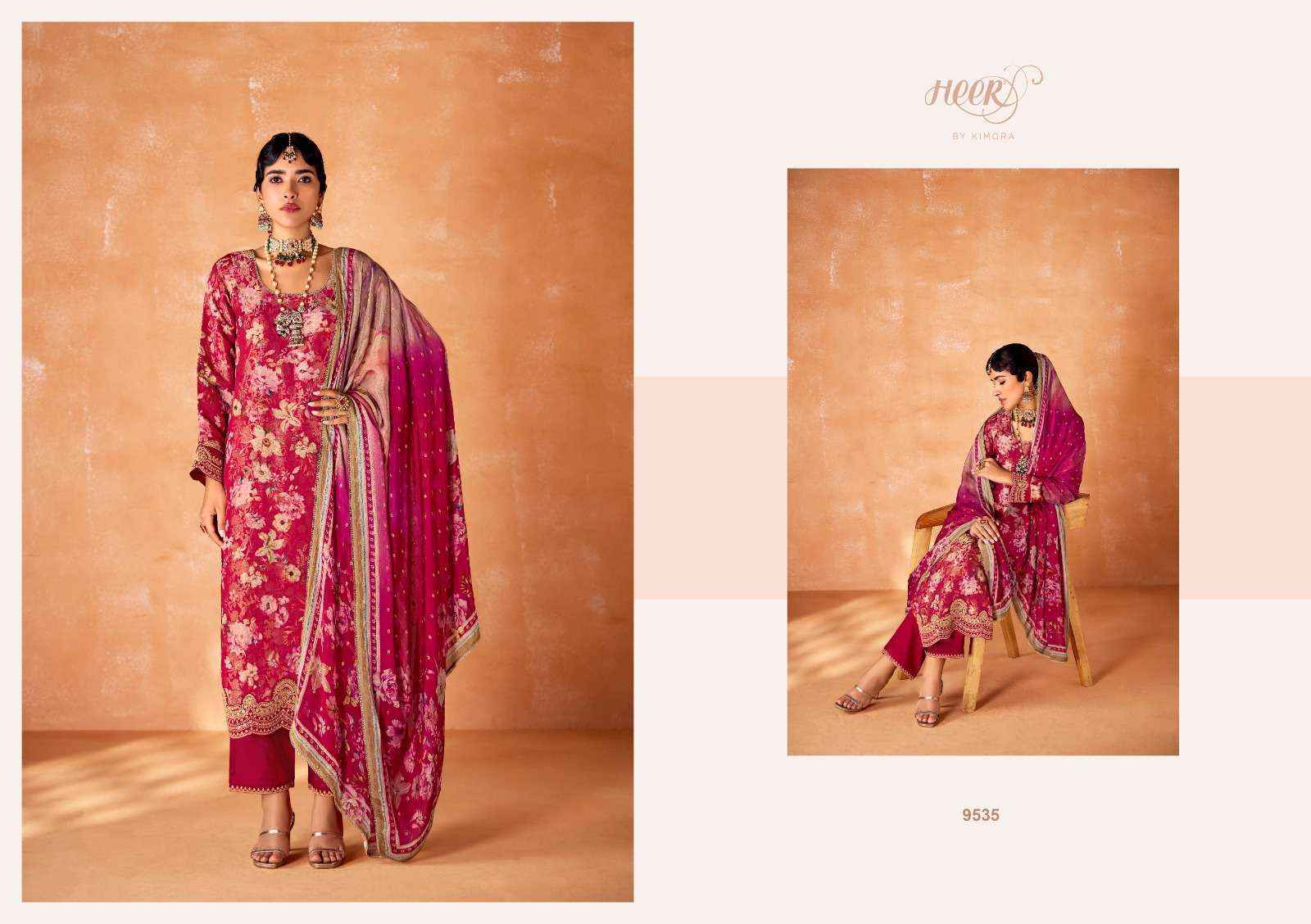 Kimora Heer Kabool Vol 179 Kanjivaram Silk Dress Wholesale Price ( 6 Pcs Catalog )