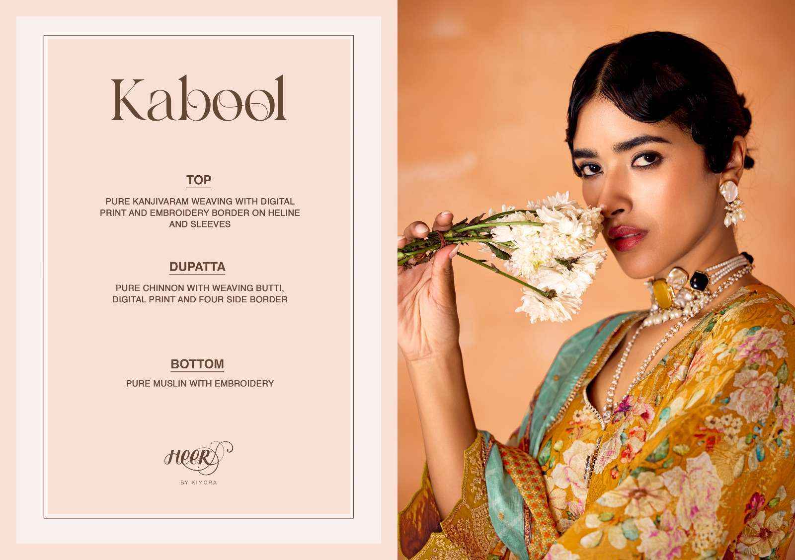 Kimora Heer Kabool Vol 179 Kanjivaram Silk Dress Wholesale Price ( 6 Pcs Catalog )
