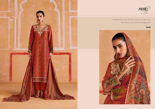 Kimora Heer Nayaab Musline Dress Material Wholesale Price ( 6 Pcs Catalog )