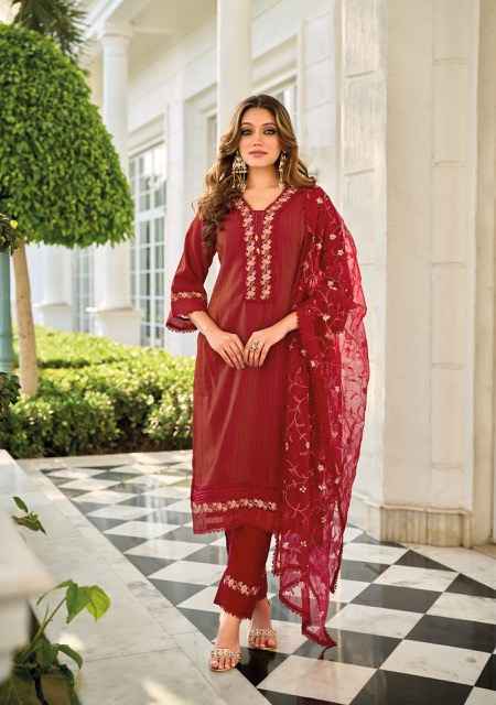 Lady Leela Aarfa Wholesale Readymade Pure Viscose Cotton Suits ( 6 pcs Catalogue )