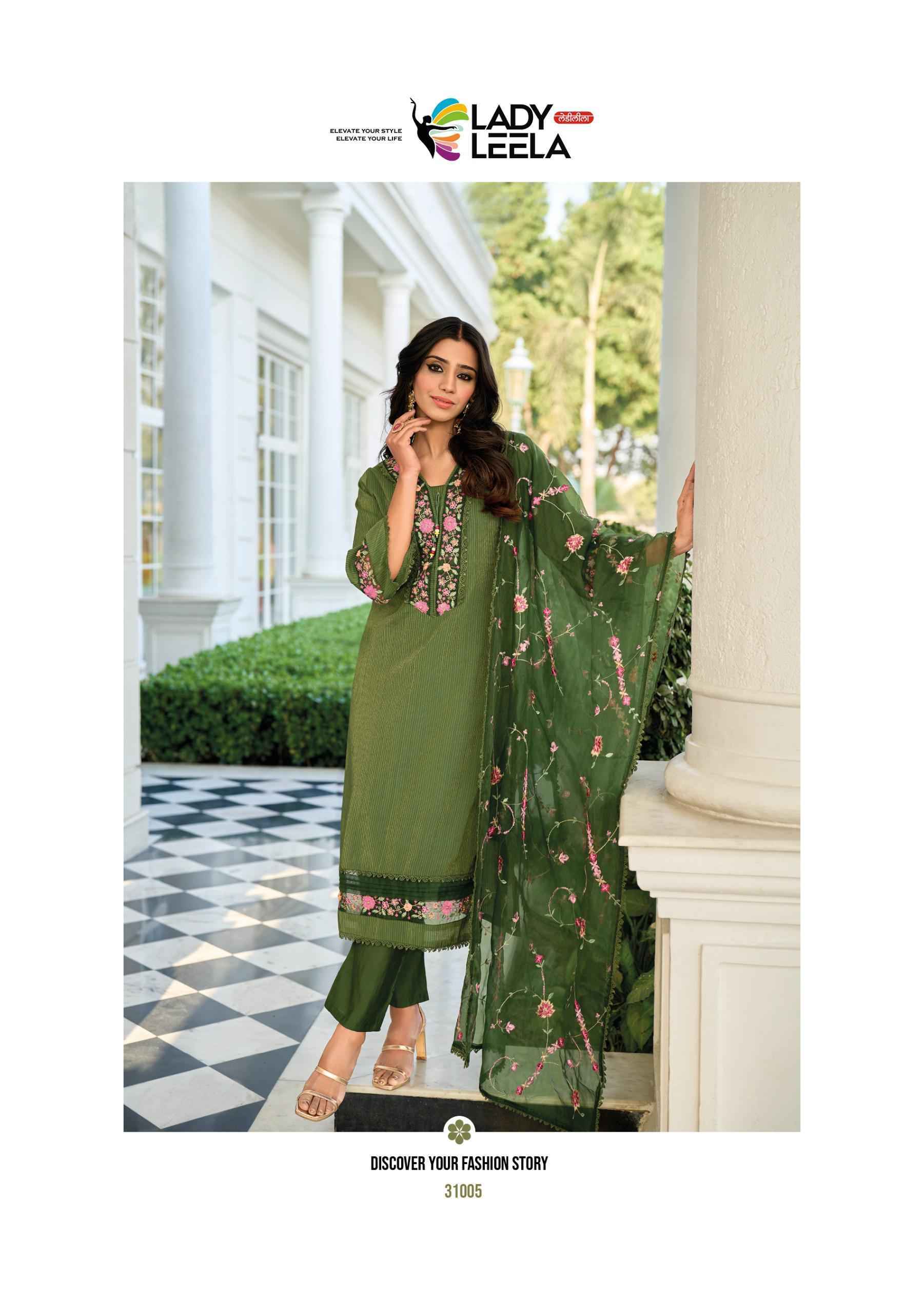Lady Leela Aarfa Wholesale Readymade Pure Viscose Cotton Suits ( 6 pcs Catalogue )