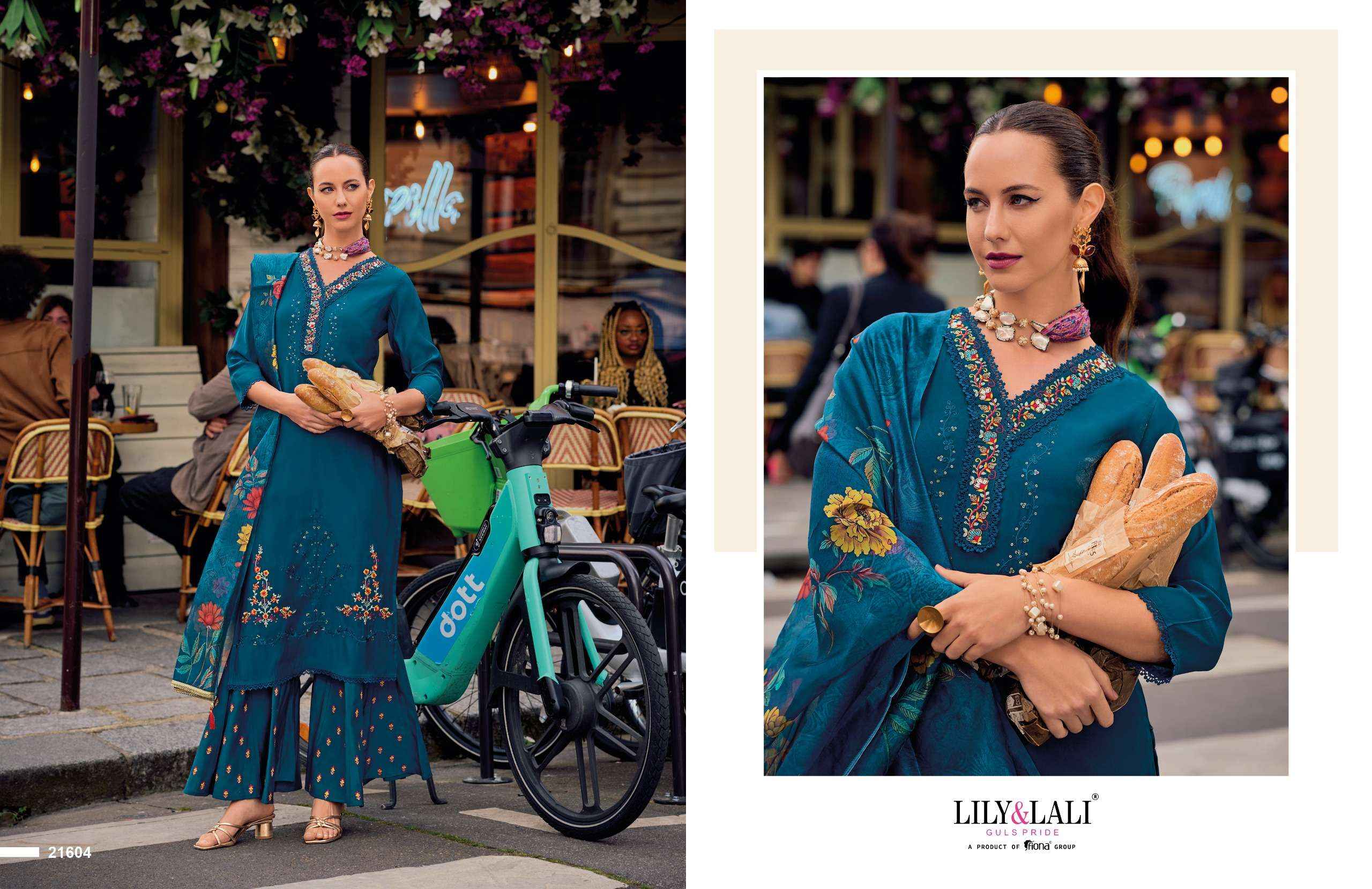 LILY AND LALI RIWAAZ VOL 2 WHOLESALE SILK DESIGNER READYMADE SUITS ( 6 PCS CATALOGUE )