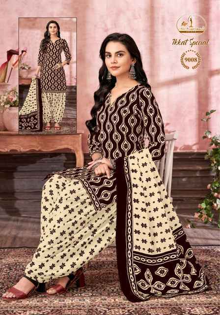 Miss World Choice Ikkat Special Vol 9 Wholesale Cotton Dress Material (10 pcs Catalogue )