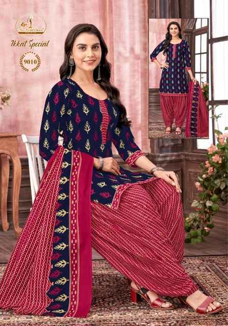 Miss World Choice Ikkat Special Vol 9 Wholesale Cotton Dress Material (10 pcs Catalogue )