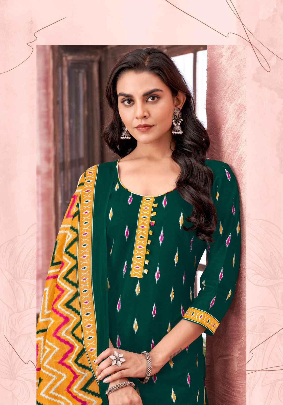 Miss World Choice Ikkat Special Vol 9 Wholesale Cotton Dress Material (10 pcs Catalogue )
