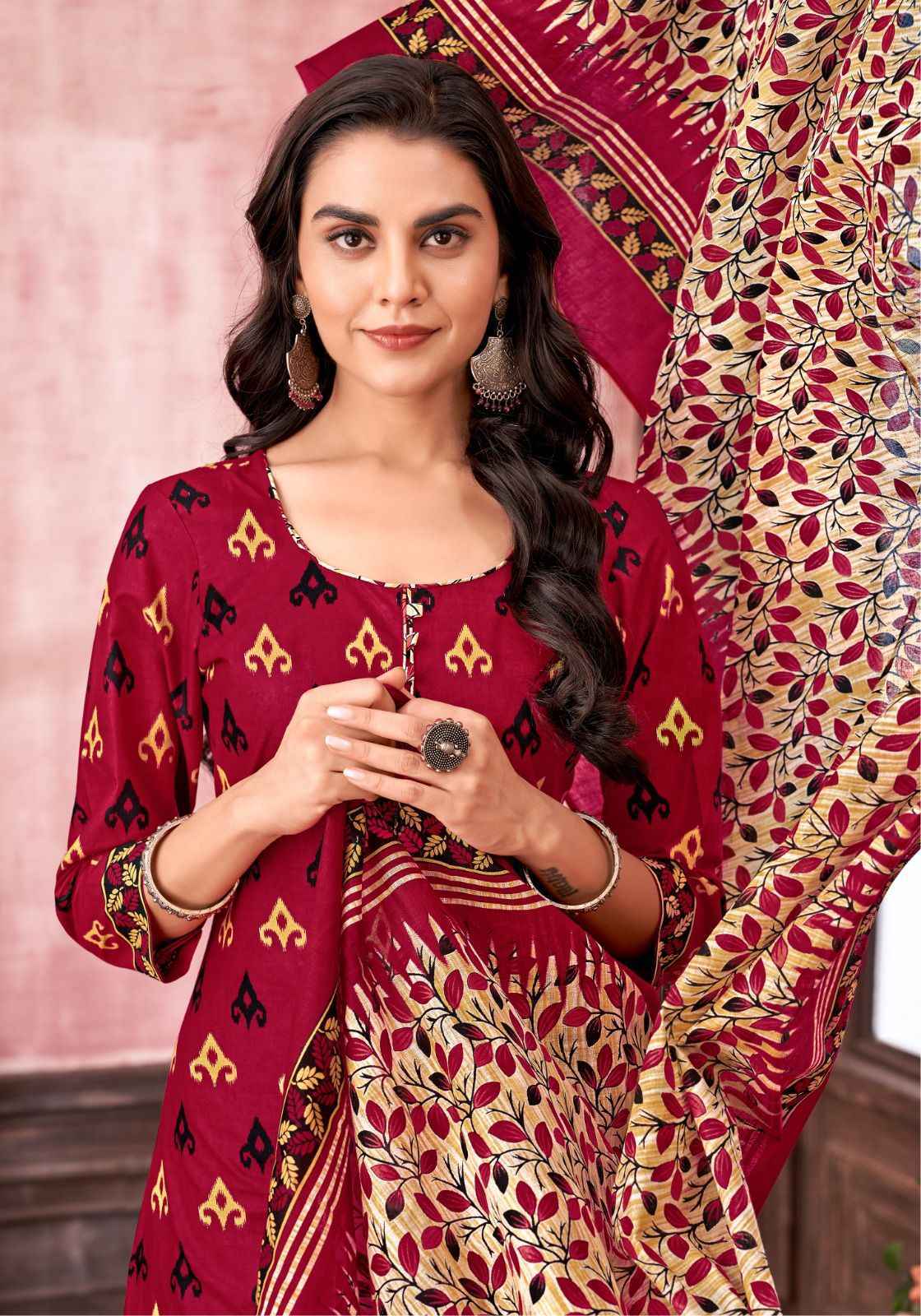 Miss World Choice Ikkat Special Vol 9 Wholesale Cotton Dress Material (10 pcs Catalogue )