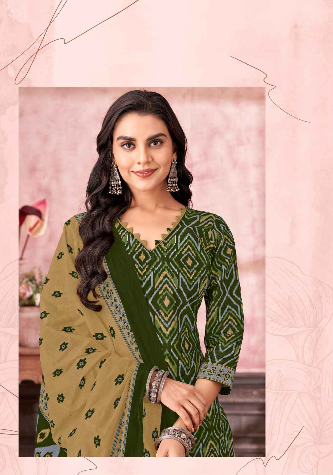 Miss World Choice Ikkat Special Vol 9 Wholesale Cotton Dress Material (10 pcs Catalogue )