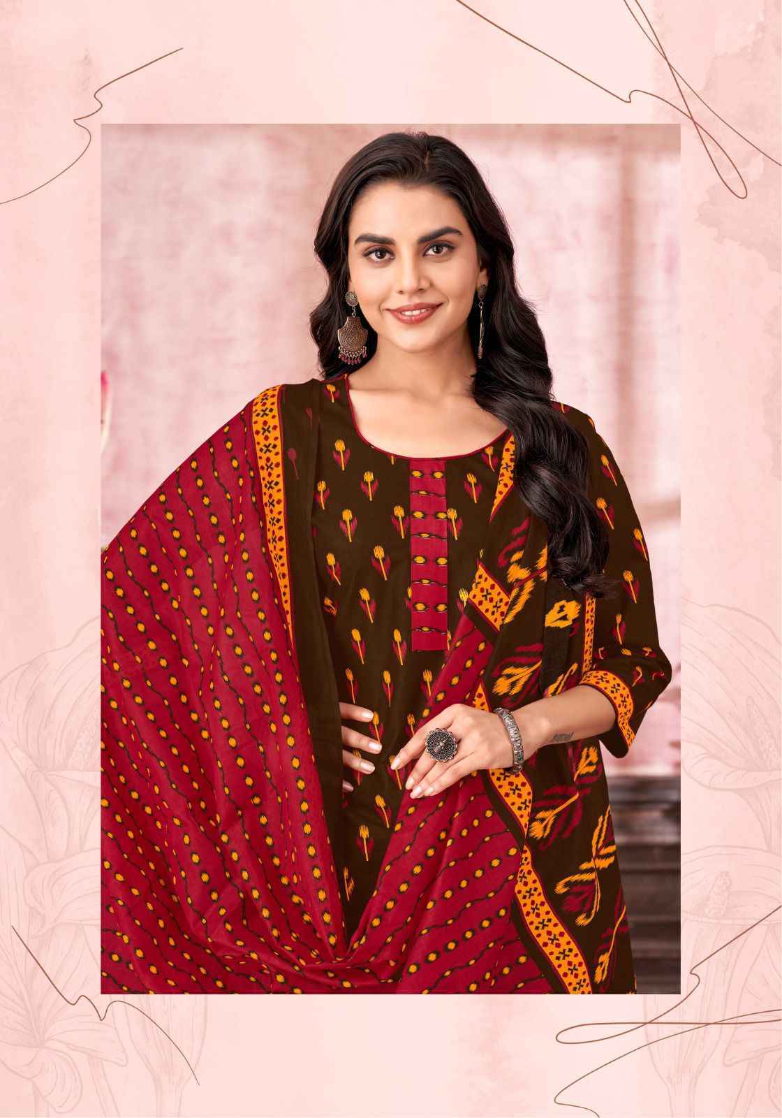 Miss World Choice Ikkat Special Vol 9 Wholesale Cotton Dress Material (10 pcs Catalogue )
