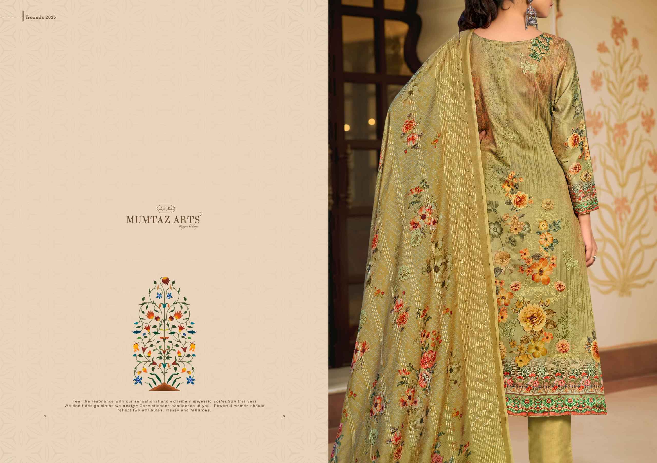 Mumtaz Arts Mannat Jam Satin Dress Material Wholesale Price ( 7 Pcs Catalog )