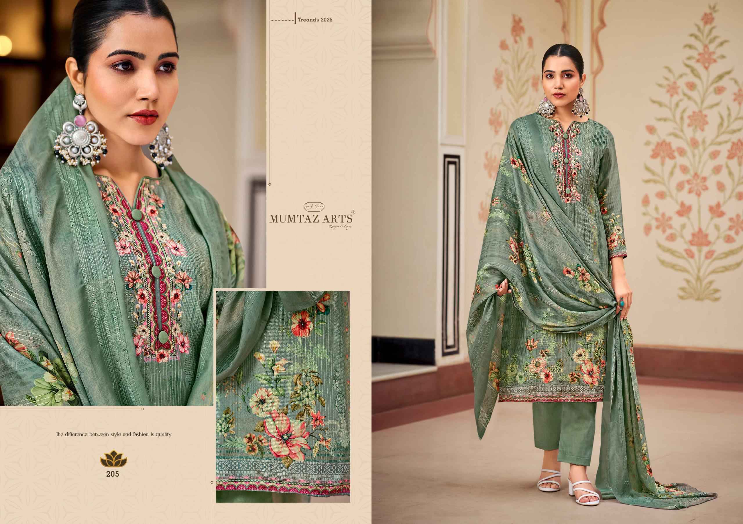 Mumtaz Arts Mannat Jam Satin Dress Material Wholesale Price ( 7 Pcs Catalog )