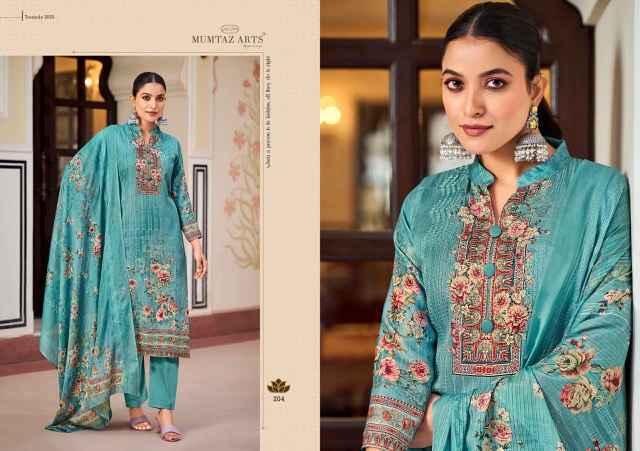 Mumtaz Arts Mannat Jam Satin Dress Material Wholesale Price ( 7 Pcs Catalog )