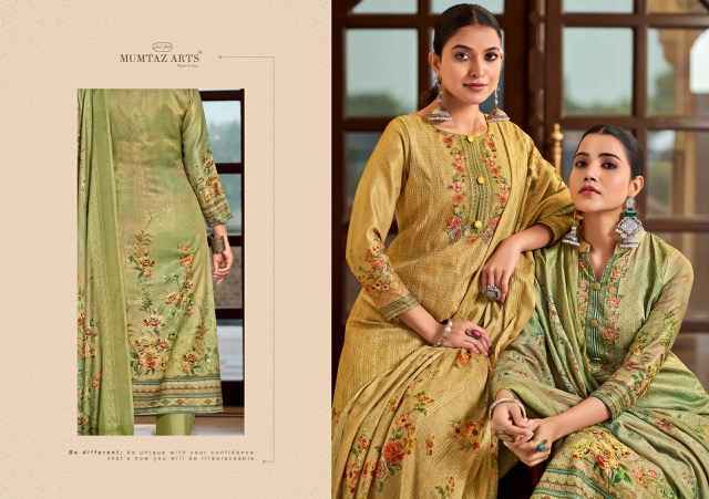 Mumtaz Arts Mannat Jam Satin Dress Material Wholesale Price ( 7 Pcs Catalog )