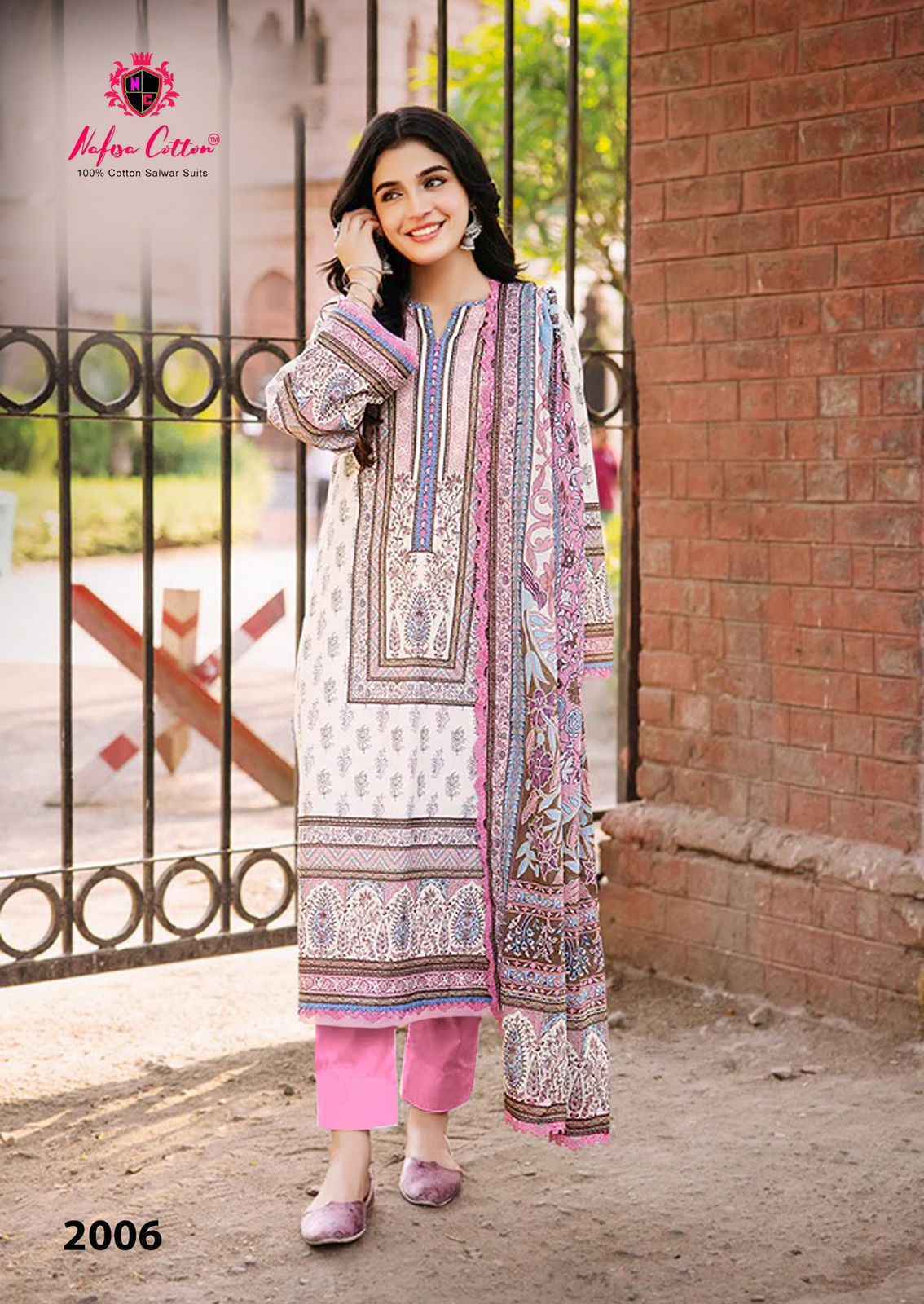 Nafisa Cotton Saniya Karachi Suits Vol 2 Wholesale Cotton Dress Material ( 6 pcs Catalogue )
