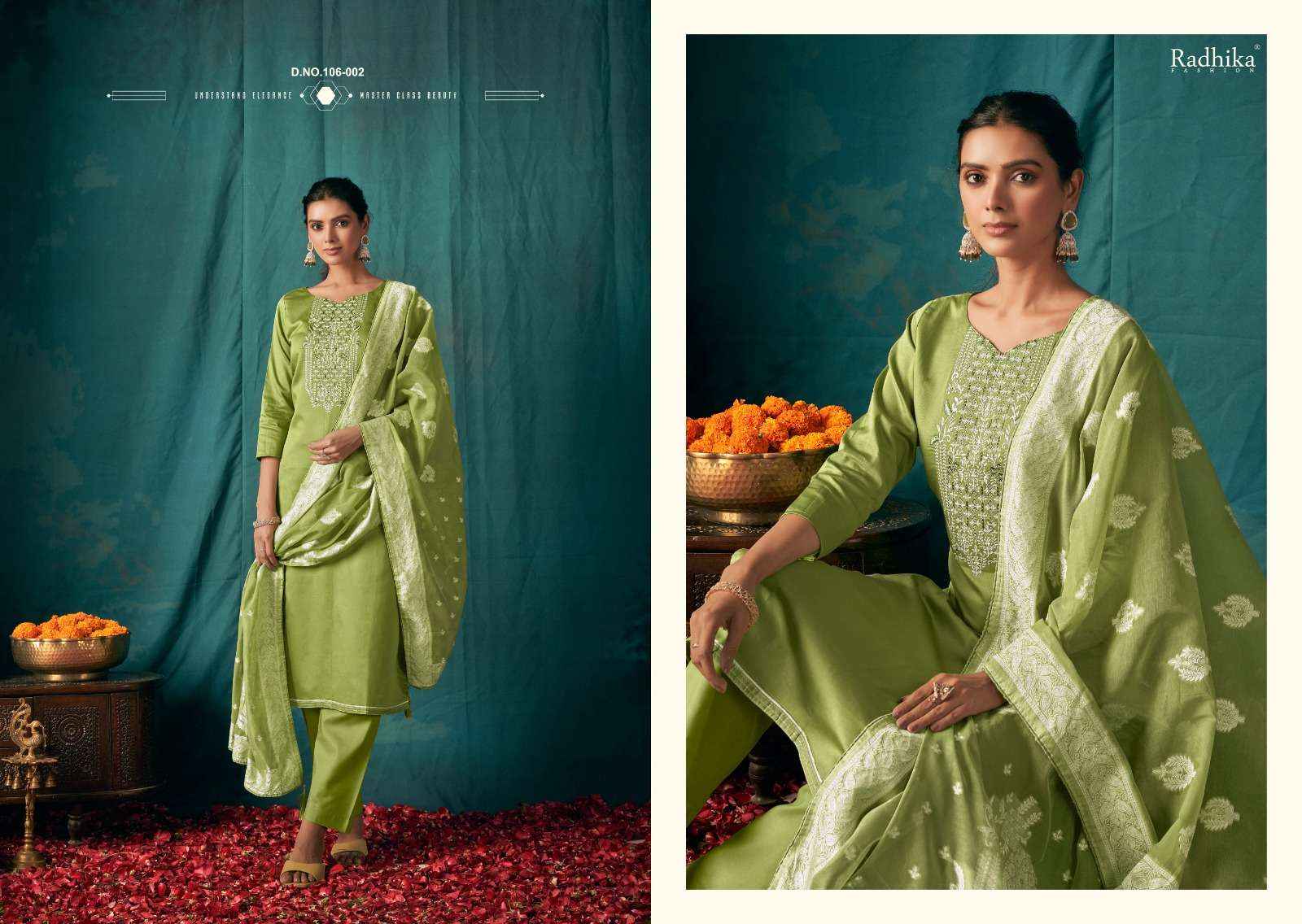 RADHIKA FASHION AZARA CYCLE VOL 3 WHOLESALE JAM COTTON DRESS MATERIAL ( 6 PCS CATALOGUE )