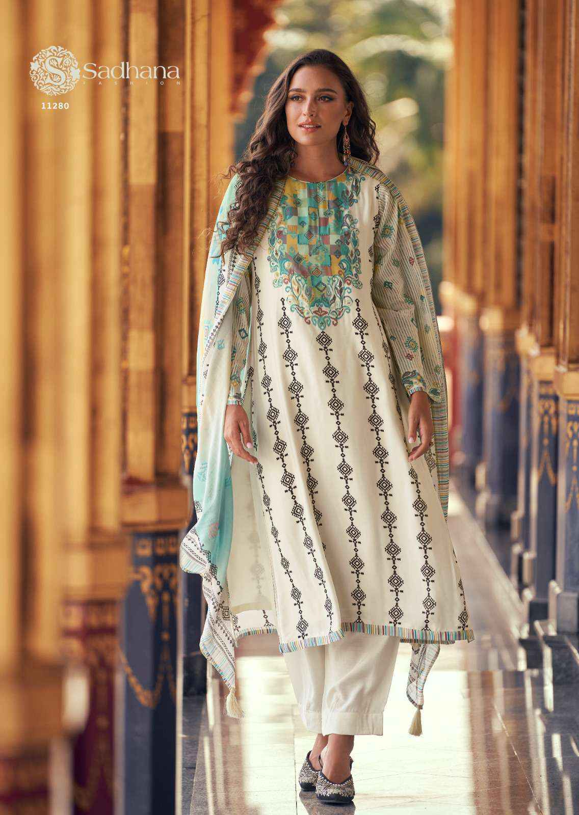 Sadhana Fashion Himani Wholesale Pure Muslin Silk Ladies Suit ( 6 Pcs Catalogue )