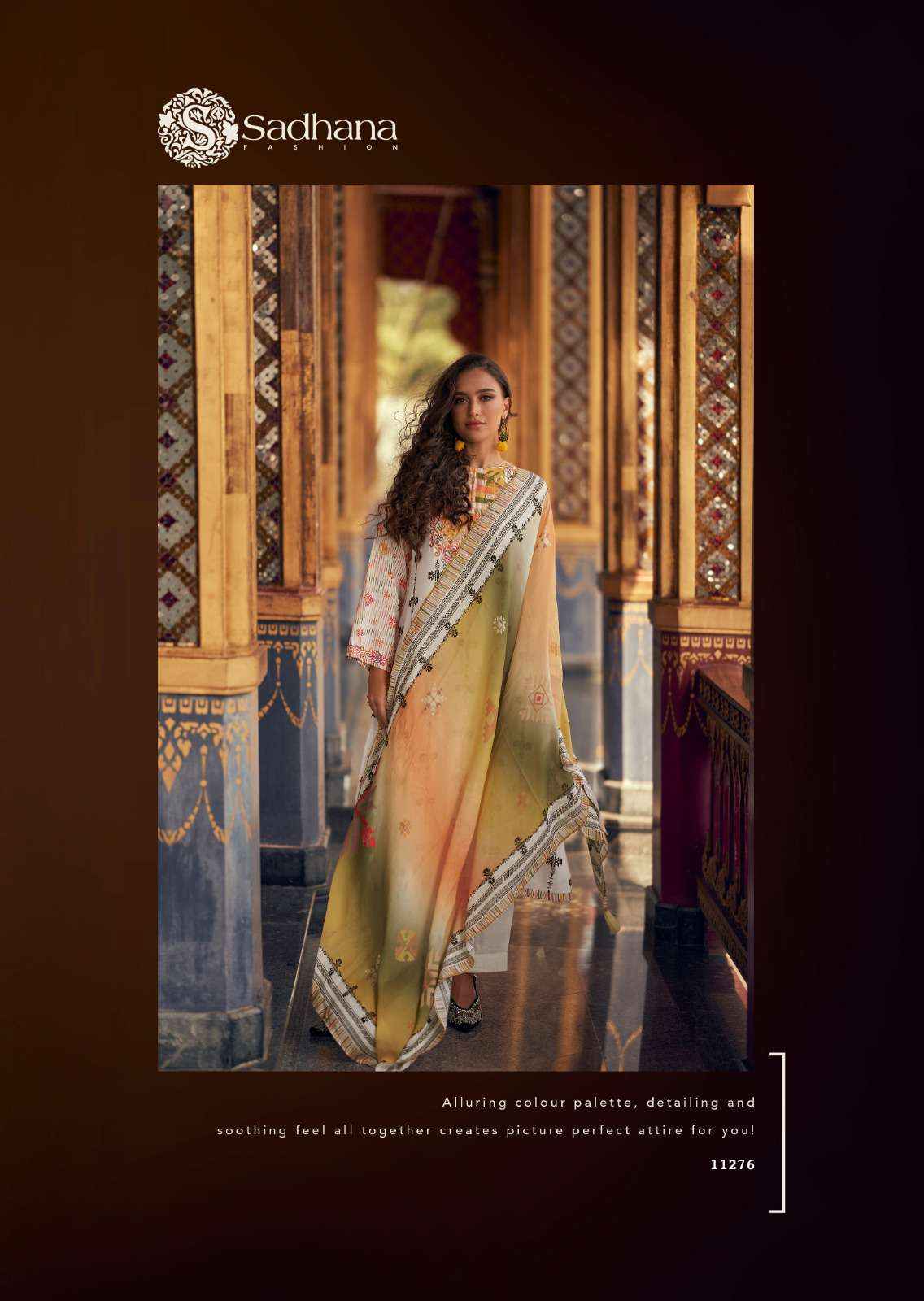 Sadhana Fashion Himani Wholesale Pure Muslin Silk Ladies Suit ( 6 Pcs Catalogue )