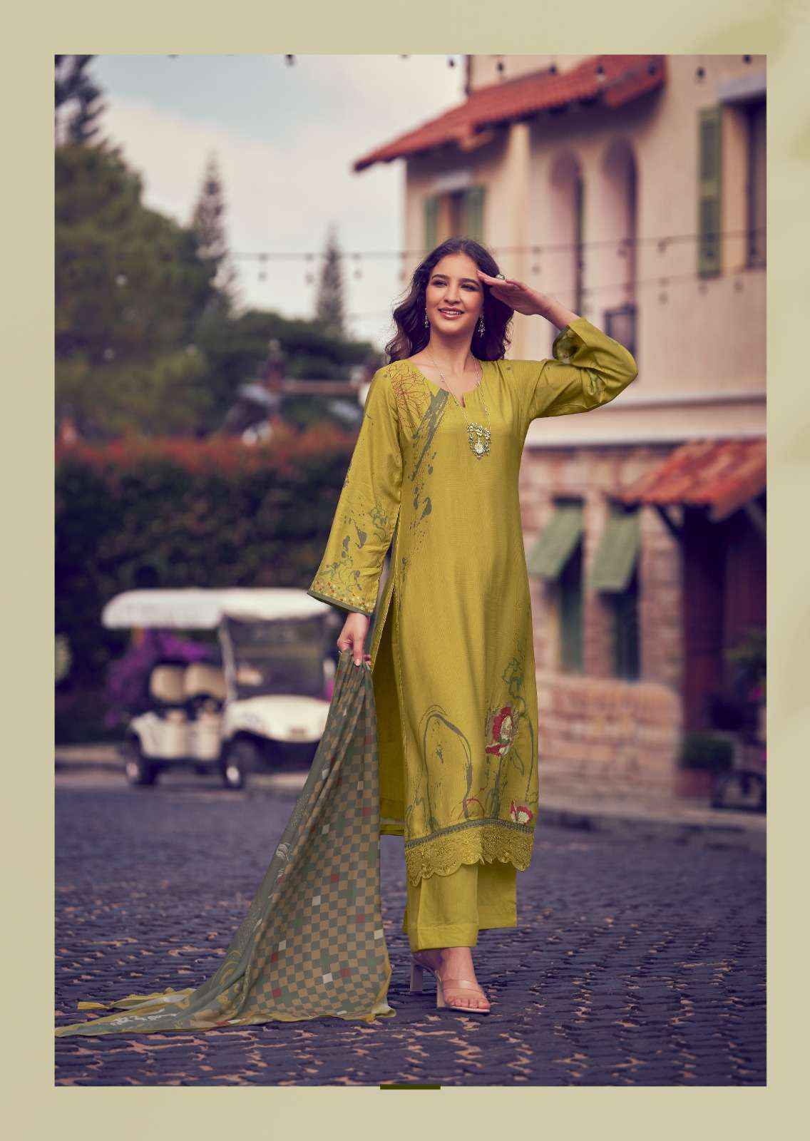 Sadhana Fashion Zariya Wholesale - Musline Silk Dress Material ( 6 pcs Catalogue )