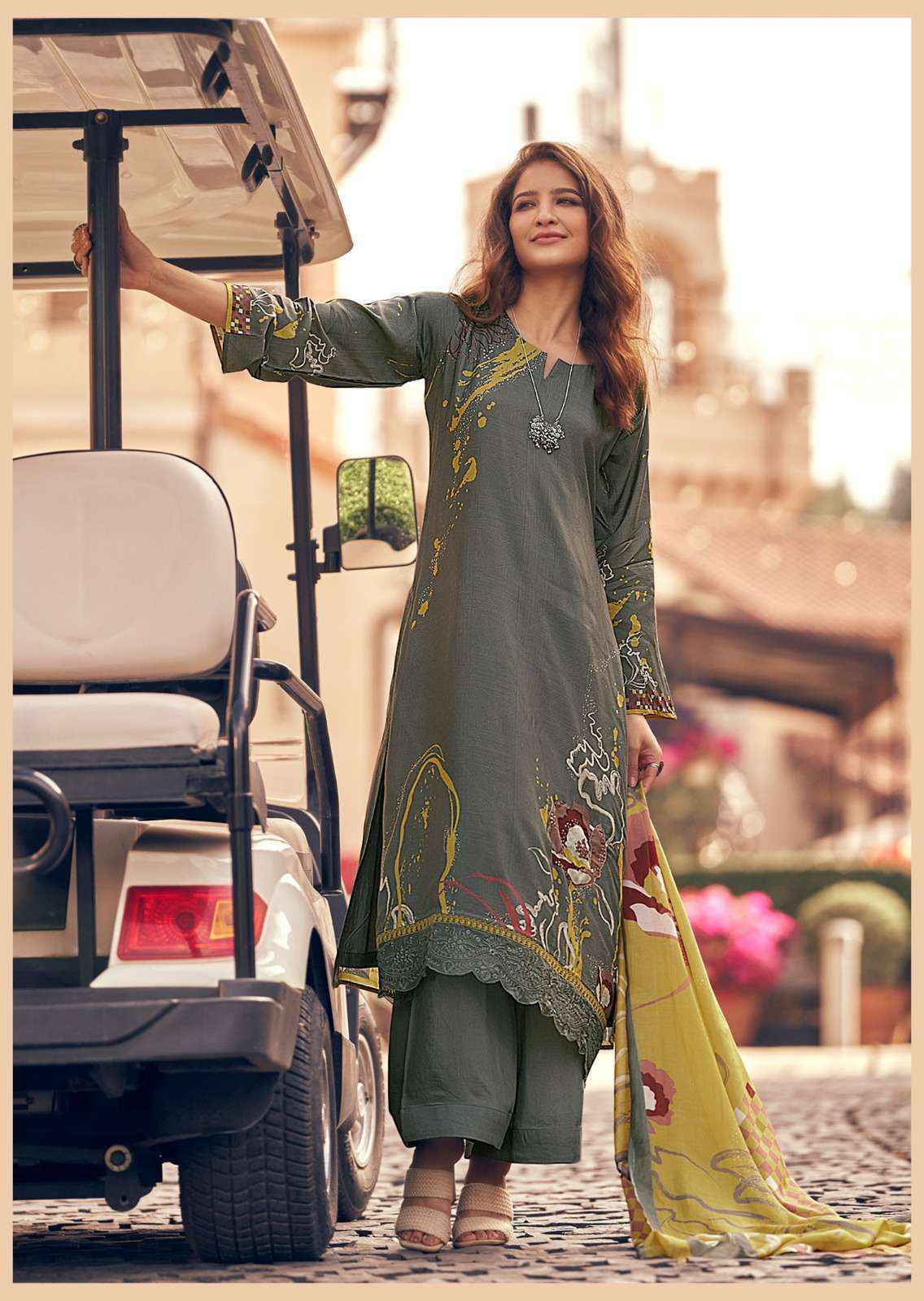 Sadhana Fashion Zariya Wholesale - Musline Silk Dress Material ( 6 pcs Catalogue )