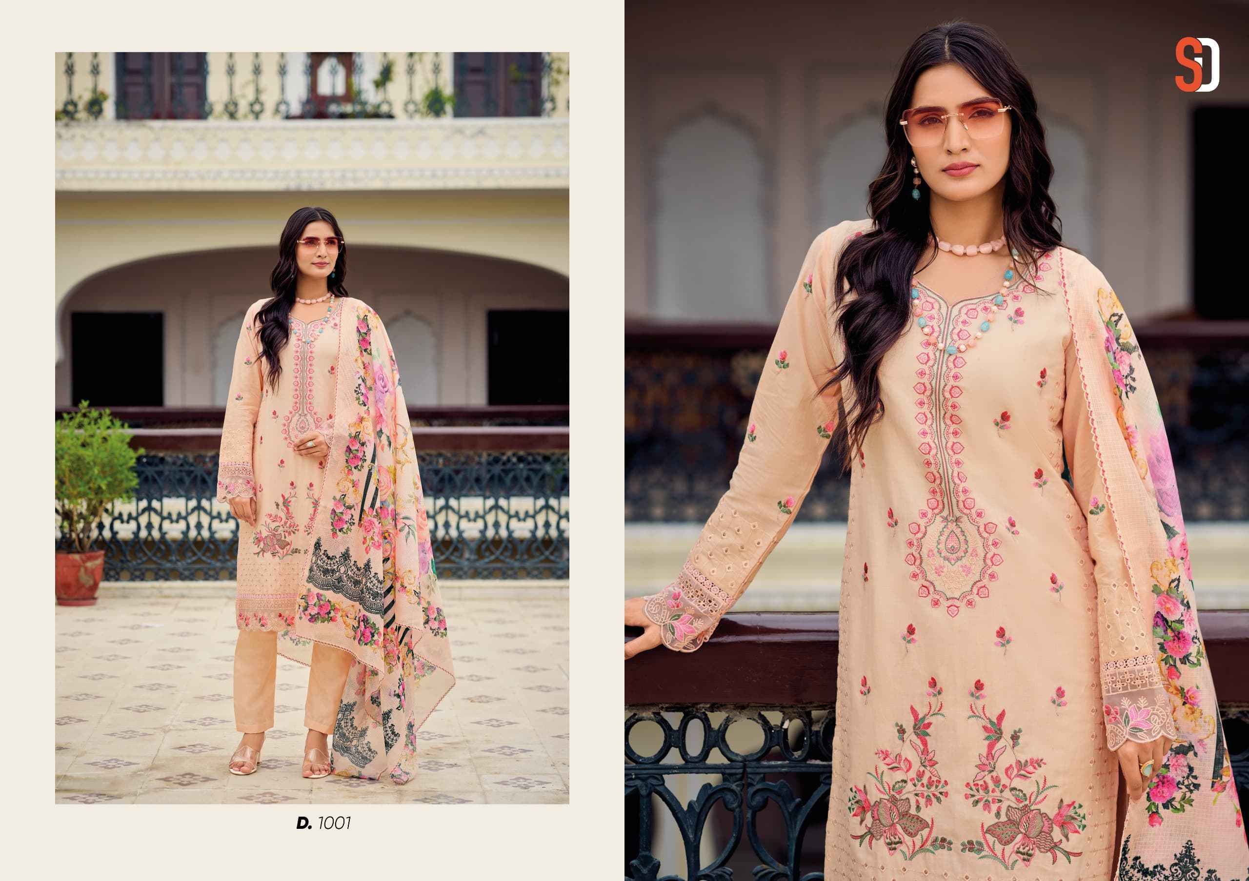 Shraddha Designer Mariya Wholesale Cotton Dress Material ( 4 pcs Catalogue )