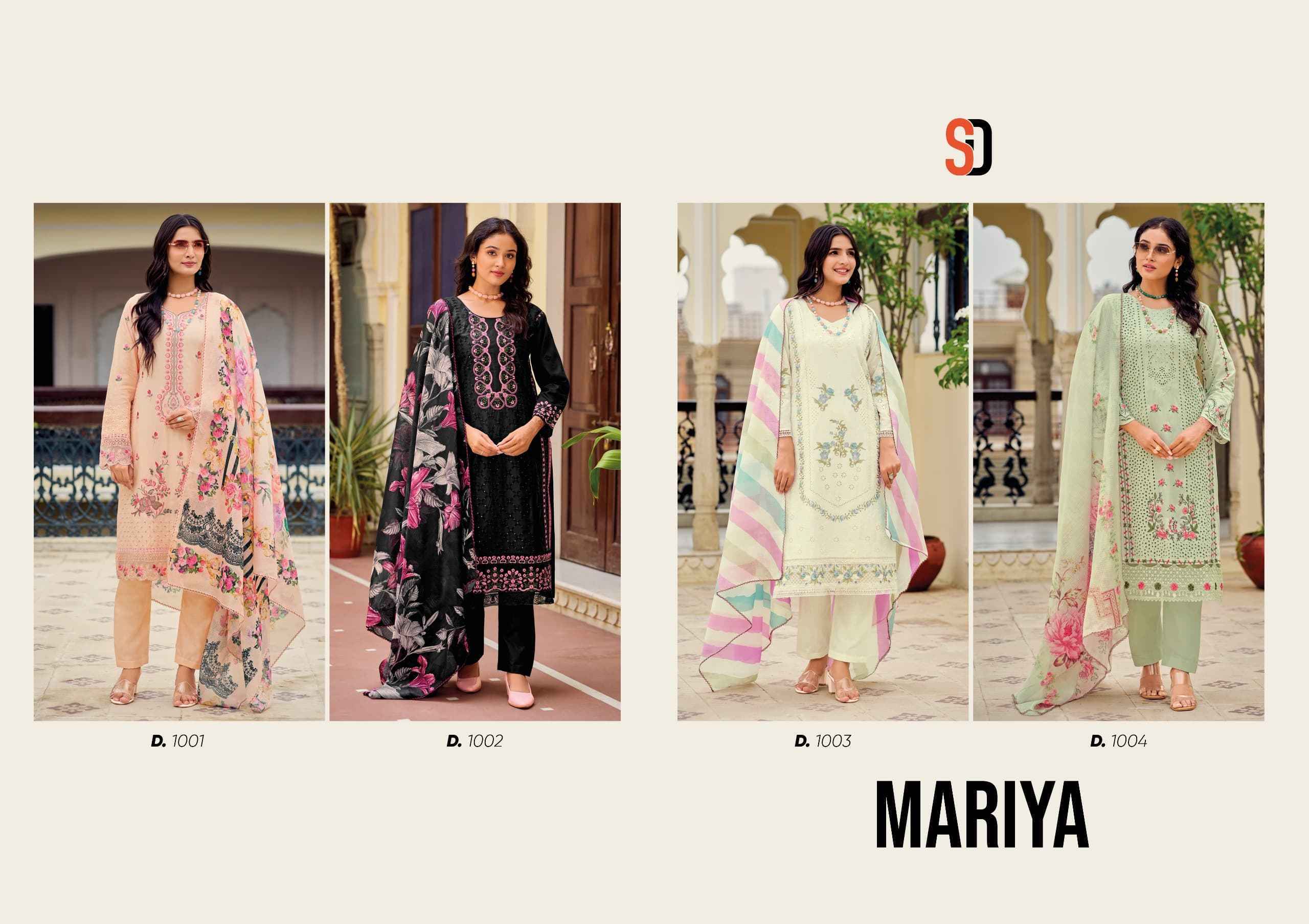 Shraddha Designer Mariya Wholesale Cotton Dress Material ( 4 pcs Catalogue )