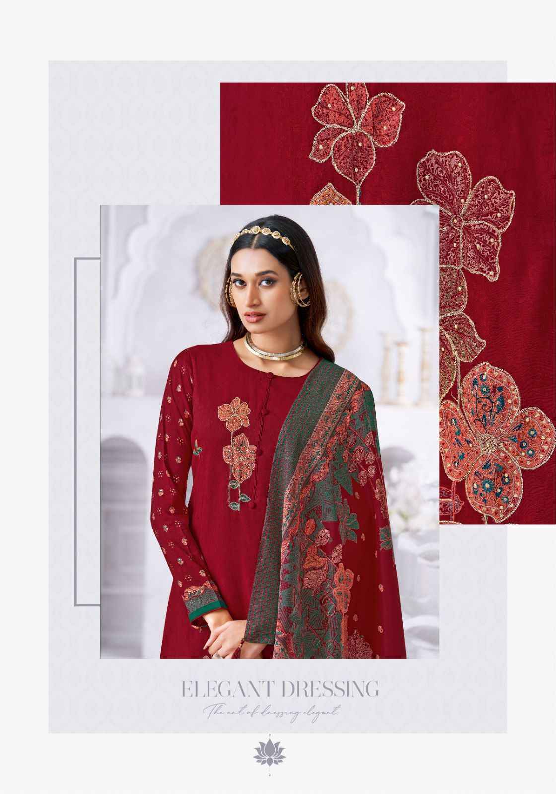 SuryaJyoti Krithi Vol 1 Wholesale - Cotton Dress Material ( 6 pcs Catalogue )