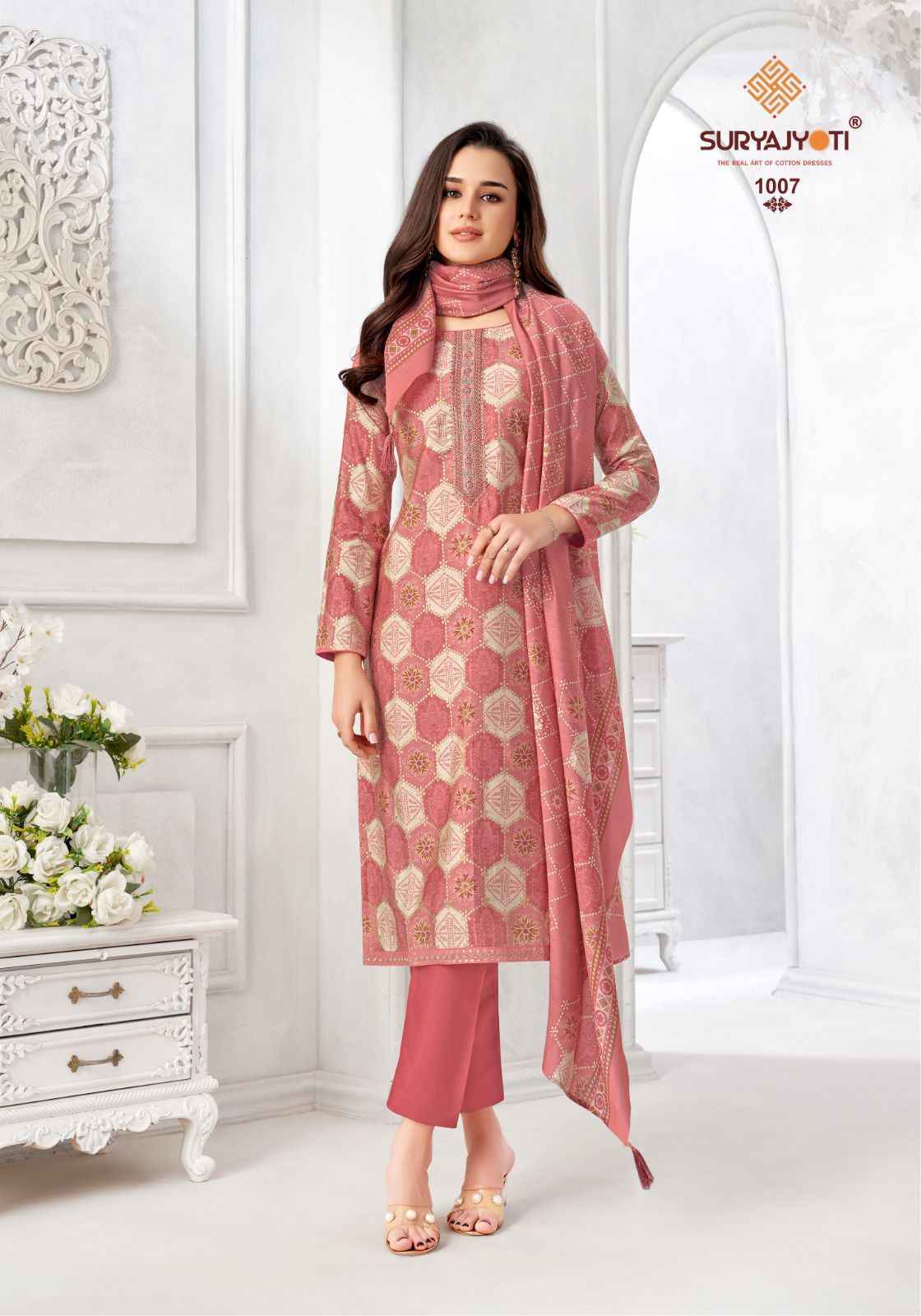 Suryajyoti Kuhu Vol 1 Wholesale Ladies Dress Material Online ( 8 Pcs Catalogue )