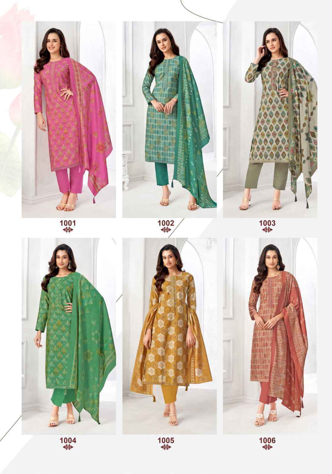 Suryajyoti Kuhu Vol 1 Wholesale Ladies Dress Material Online ( 8 Pcs Catalogue )