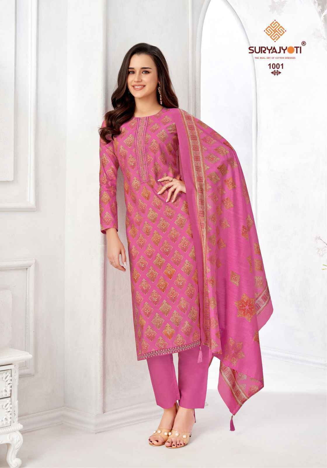Suryajyoti Kuhu Vol 1 Wholesale Ladies Dress Material Online ( 8 Pcs Catalogue )