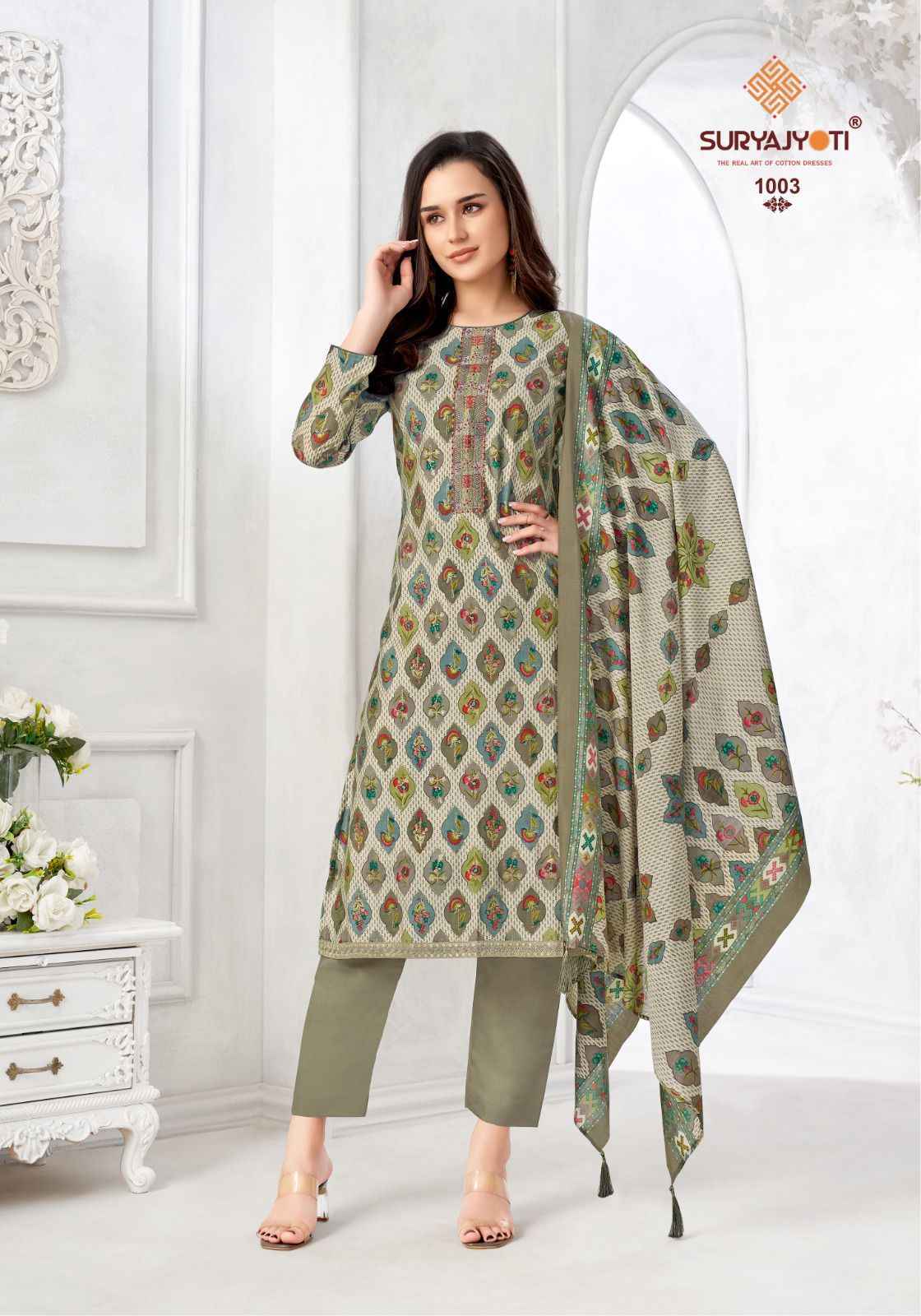 Suryajyoti Kuhu Vol 1 Wholesale Ladies Dress Material Online ( 8 Pcs Catalogue )