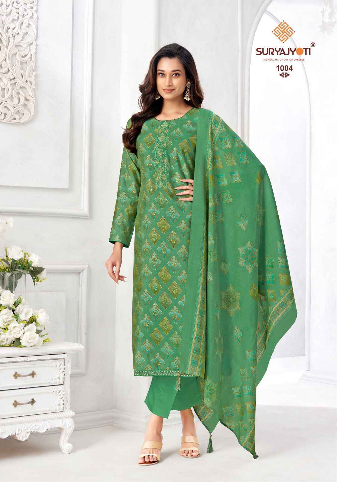 Suryajyoti Kuhu Vol 1 Wholesale Ladies Dress Material Online ( 8 Pcs Catalogue )