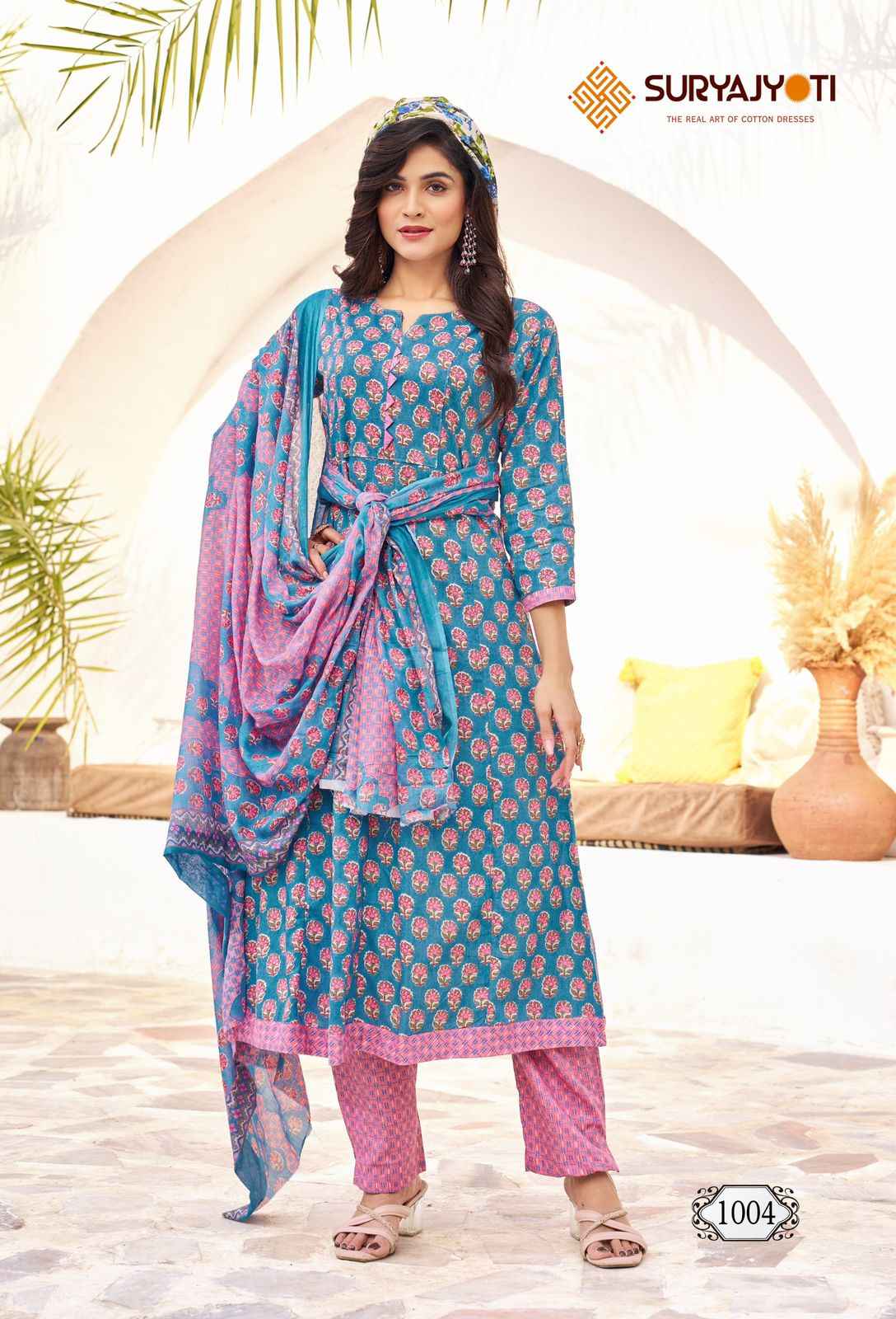 Suryajyoti Rashi Vol 1 Wholesale Cotton ReadyMade Suits Collection ( 8 Pcs Catalogue )