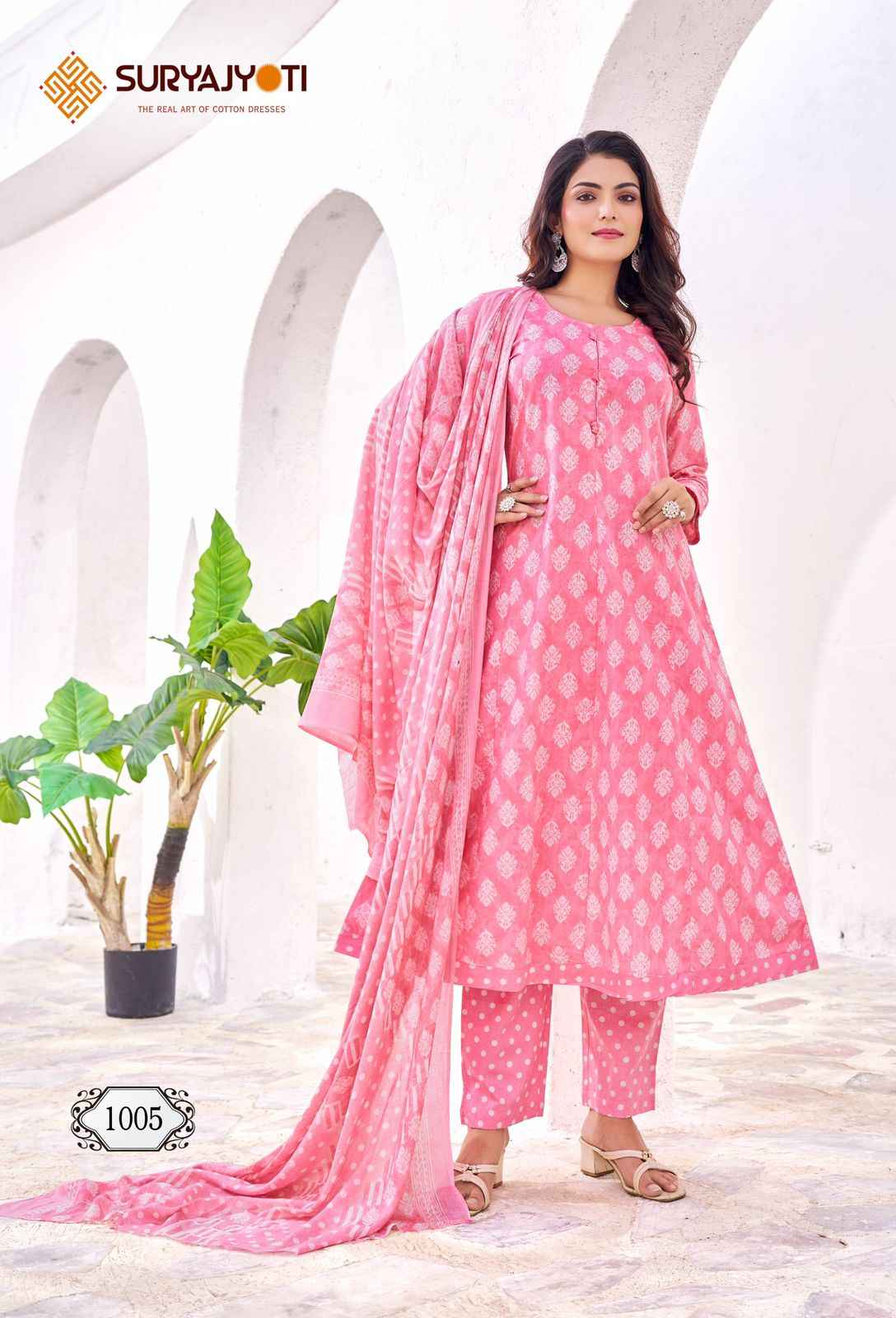 Suryajyoti Rashi Vol 1 Wholesale Cotton ReadyMade Suits Collection ( 8 Pcs Catalogue )