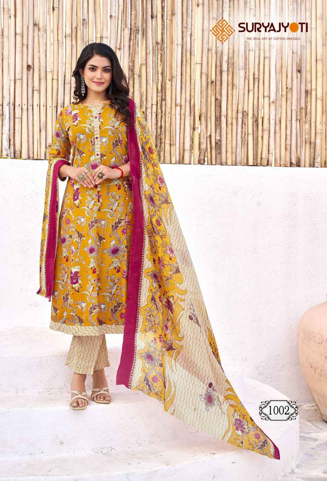 Suryajyoti Rashi Vol 1 Wholesale Cotton ReadyMade Suits Collection ( 8 Pcs Catalogue )