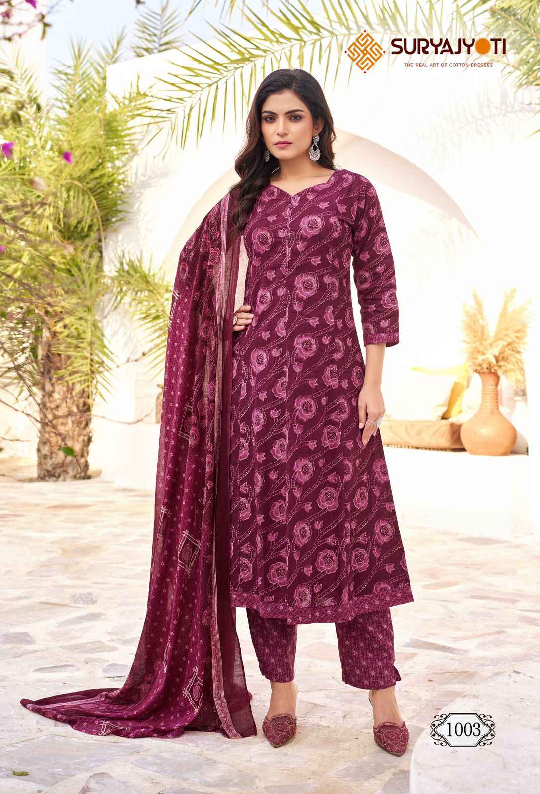Suryajyoti Rashi Vol 1 Wholesale Cotton ReadyMade Suits Collection ( 8 Pcs Catalogue )