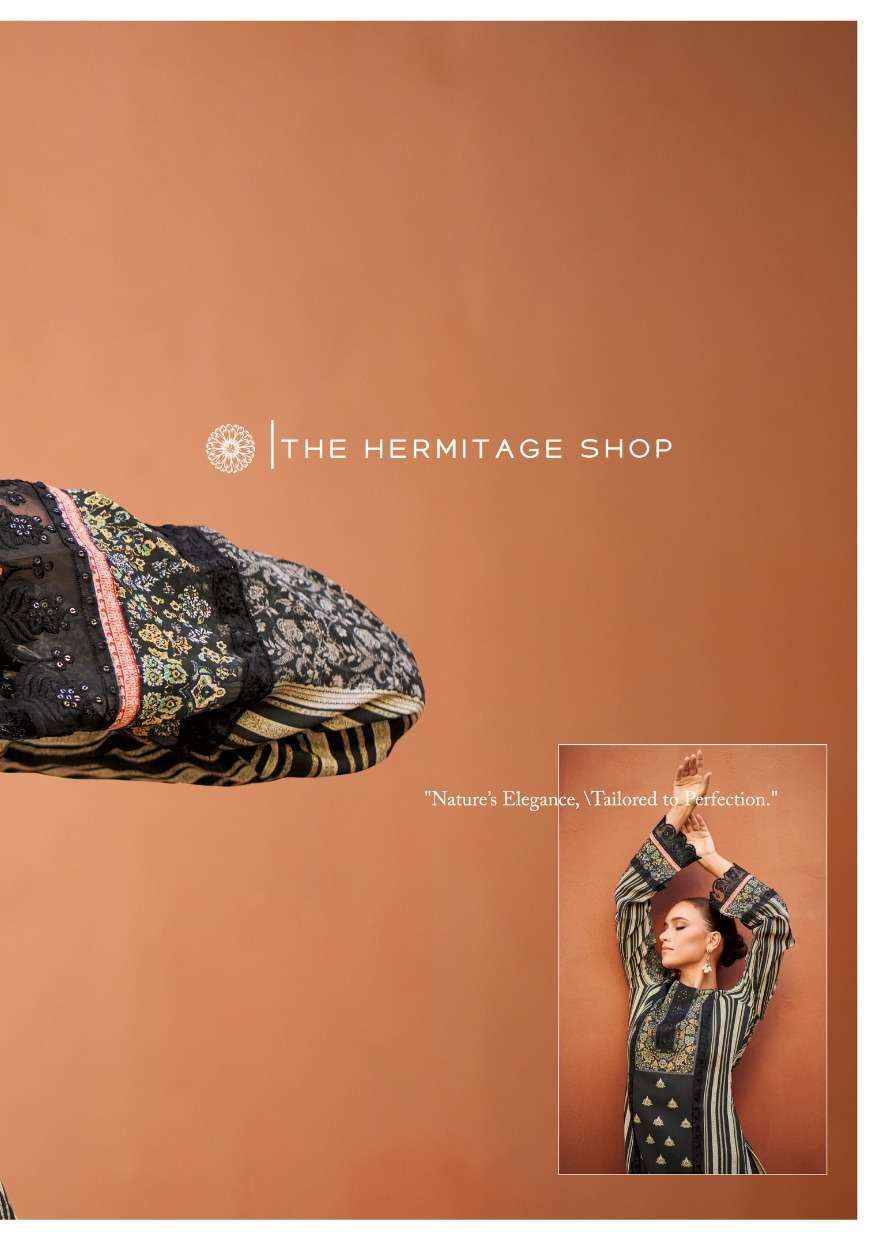 The Hermitage Shop Bagh Vol 2 Wholesale Pure Jam Satin Dress Material ( 6 Pcs Catalog )