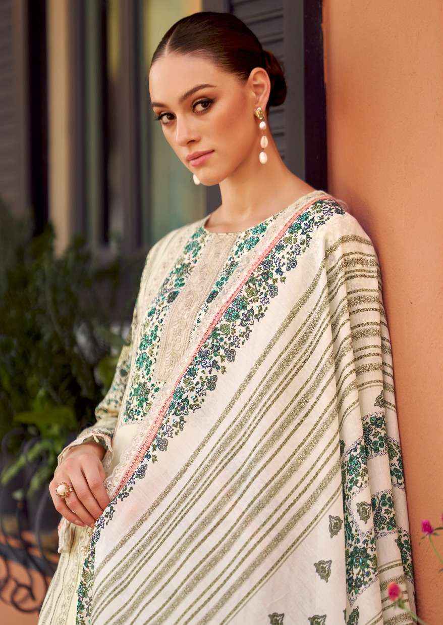 The Hermitage Shop Bagh Vol 2 Wholesale Pure Jam Satin Dress Material ( 6 Pcs Catalog )