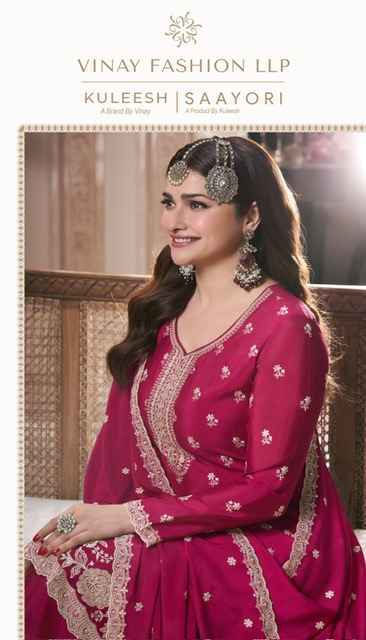 Vinay Fashion Kuleesh Saayori Chinon Dress Material Wholesale Price ( 6 Pcs Catalog )