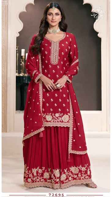 Vinay Fashion Kuleesh Saayori Chinon Dress Material Wholesale Price ( 6 Pcs Catalog )