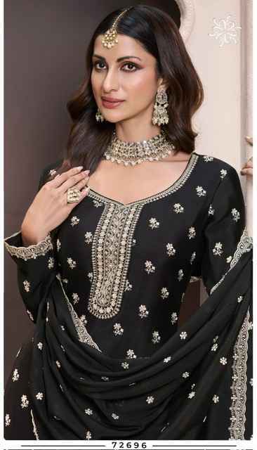 Vinay Fashion Kuleesh Saayori Chinon Dress Material Wholesale Price ( 6 Pcs Catalog )