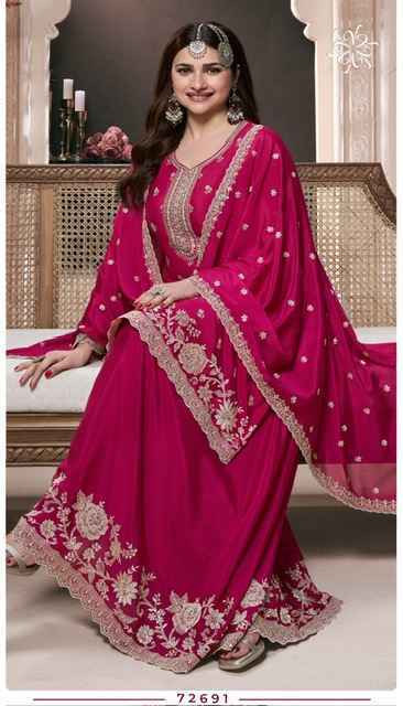 Vinay Fashion Kuleesh Saayori Chinon Dress Material Wholesale Price ( 6 Pcs Catalog )