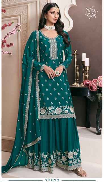 Vinay Fashion Kuleesh Saayori Chinon Dress Material Wholesale Price ( 6 Pcs Catalog )