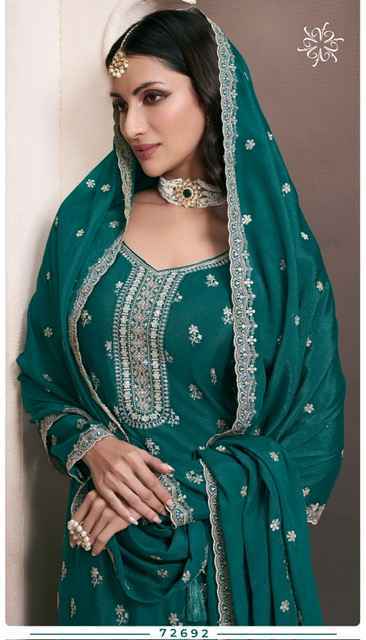 Vinay Fashion Kuleesh Saayori Chinon Dress Material Wholesale Price ( 6 Pcs Catalog )